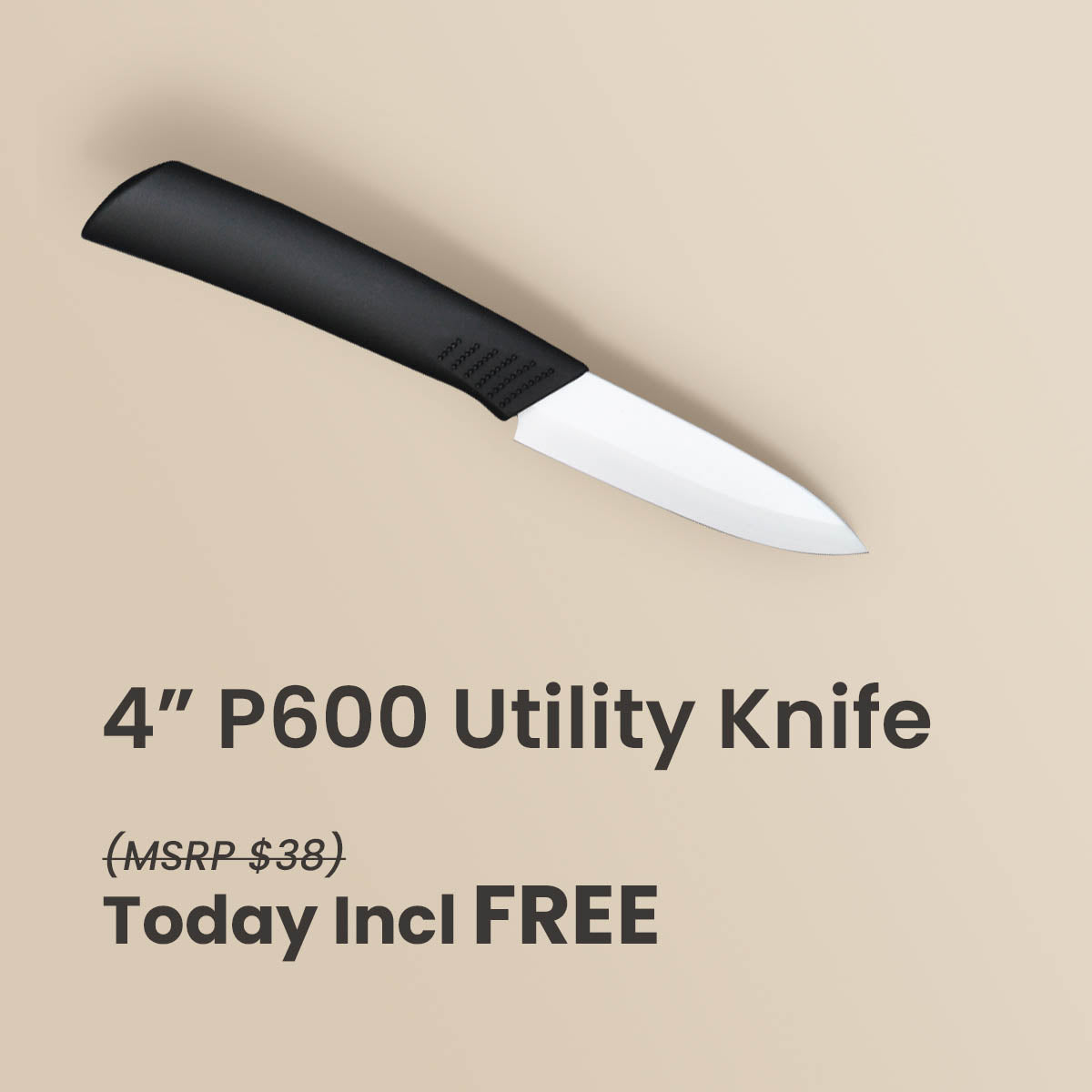 P600 3-Piece Ceramic Knives Essentials Set