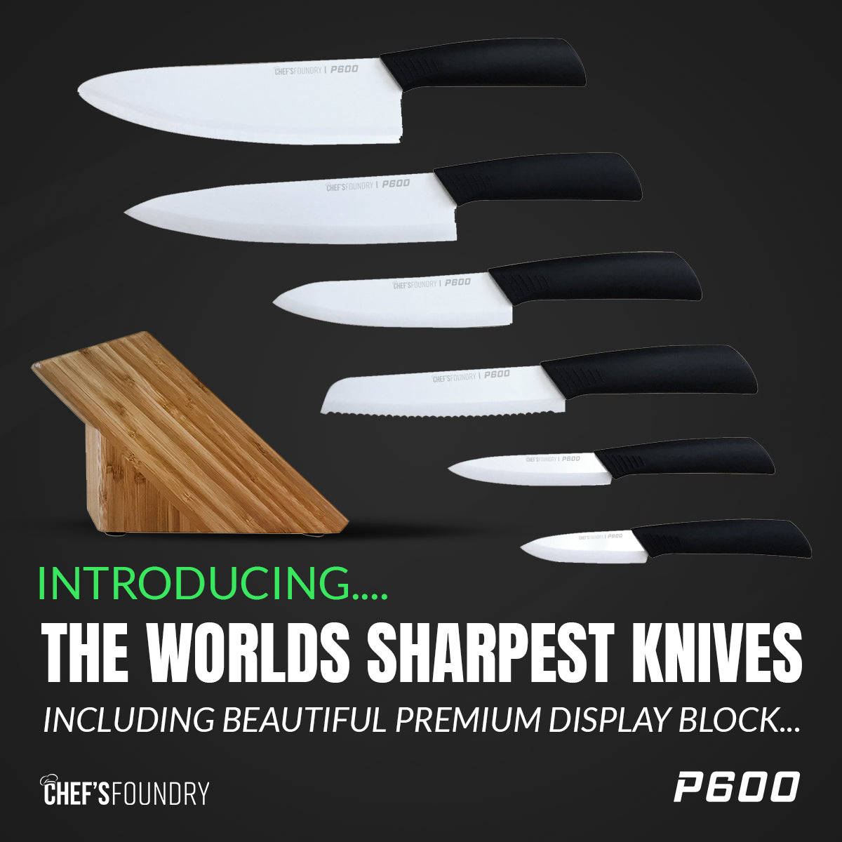 P600 6-Piece Knife Block Set