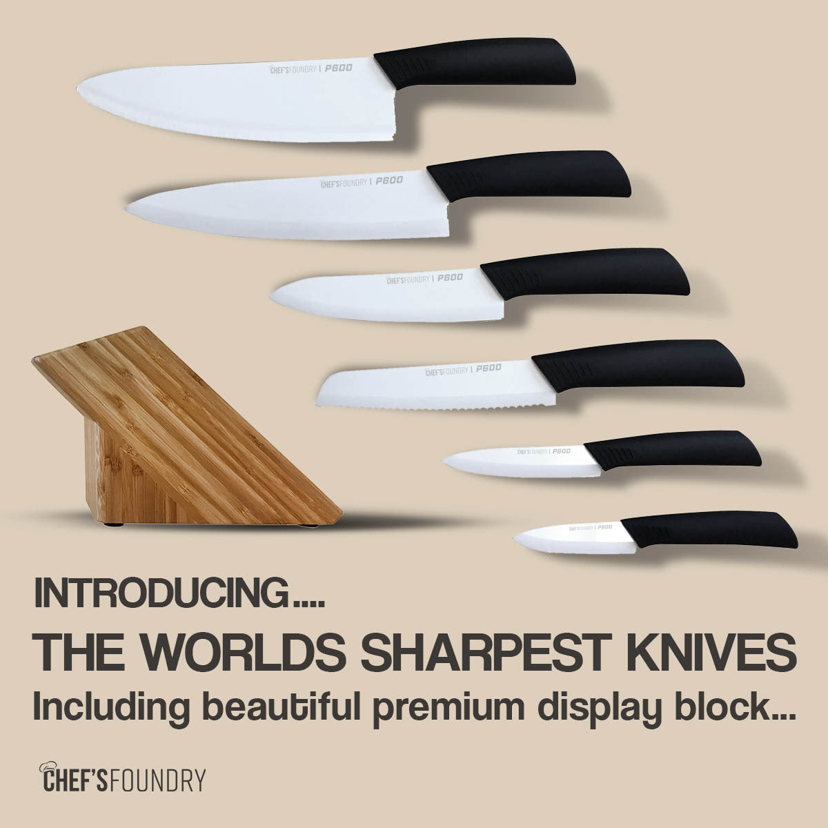 P600 6-Piece Knife Block Set – chefsfoundry