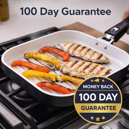 P600 Ceramic 12" Grill Pan