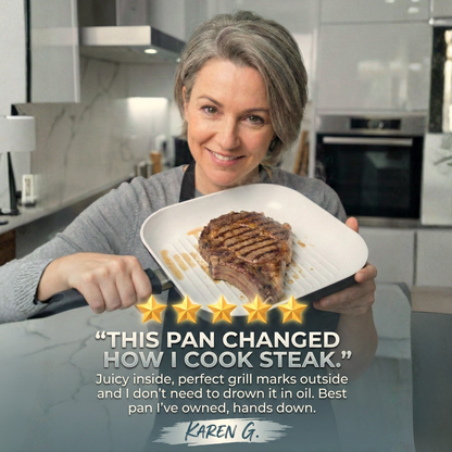 P600 Ceramic 12" Grill Pan