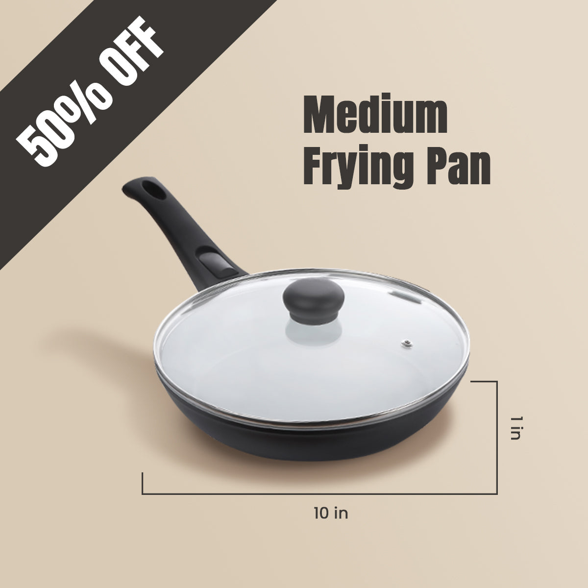 3 x P600 Cookware Frying Pan Set