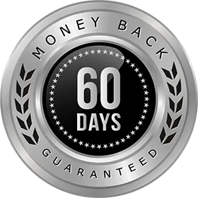 60 days money back guaranteed