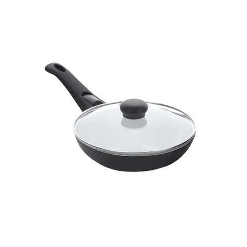The 8 inch frying pan with its lid