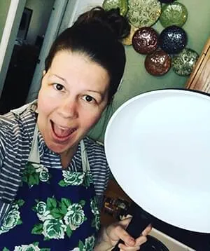 Becky Williams in her kitchen