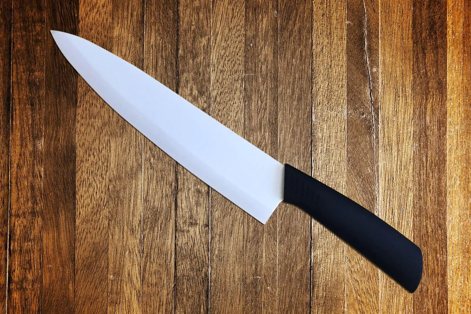 8 inch ceramic sharp point chef's knife