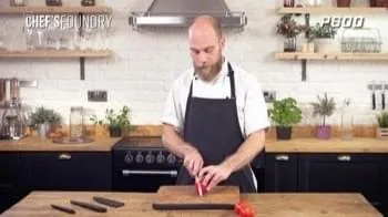 Tomato test: slice the top of the tomato
